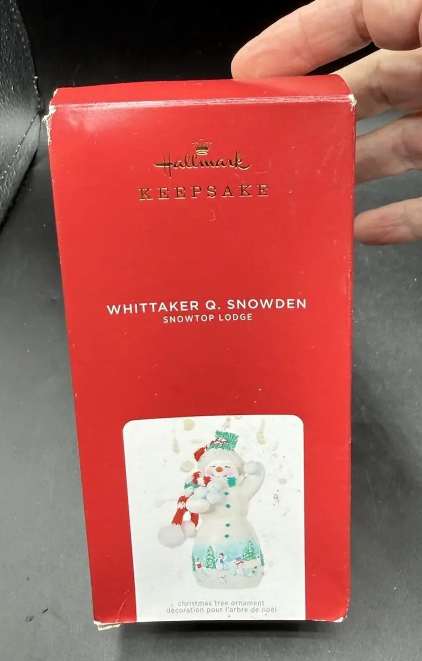 Hallmark Keepsake Whittaker Q Snowden 17th In The Snowtop Lodge Series -7D